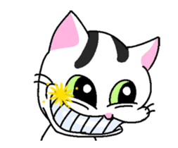 Funny cute useful cats animation sticker sticker #13813243
