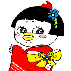 Niwako of the bobbed hair head