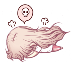 Kansai dialect cerise girl sticker #13813973