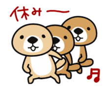 MOVE! Rakko-san2 winter version sticker #13814295