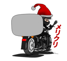 American type Motorcycle girl sticker #13814335