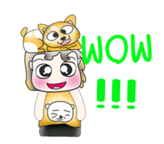 Mr. Kanada. Love Cat!! sticker #13814383