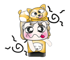 Mr. Kanada. Love Cat!! sticker #13814390