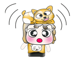 Mr. Kanada. Love Cat!! sticker #13814402