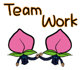 Peach Salesman Story sticker #13814537