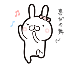 Nowadays aristocracy rabbit sticker #13814964