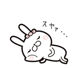 Nowadays aristocracy rabbit sticker #13814979