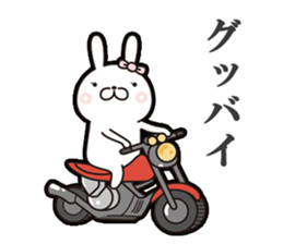 Nowadays aristocracy rabbit sticker #13814989