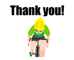 A moving bicycle! I love road biking! sticker #13815040