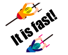 A moving bicycle! I love road biking! sticker #13815048