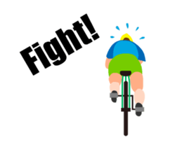 A moving bicycle! I love road biking! sticker #13815049