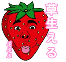 Human face vegetables and fruits sticker #13815381