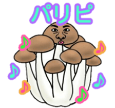 Human face vegetables and fruits sticker #13815383