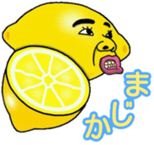 Human face vegetables and fruits sticker #13815386