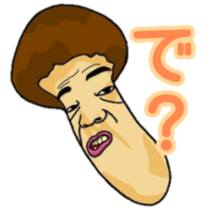 Human face vegetables and fruits sticker #13815389