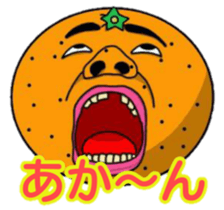 Human face vegetables and fruits sticker #13815390