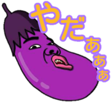 Human face vegetables and fruits sticker #13815396