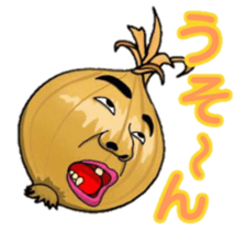 Human face vegetables and fruits sticker #13815397