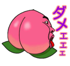 Human face vegetables and fruits sticker #13815400