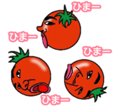 Human face vegetables and fruits sticker #13815405