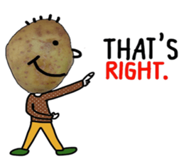 Cool Potato sticker #13815484
