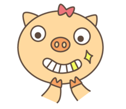 chu chu pig sticker #13815798