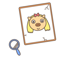 chu chu pig sticker #13815802