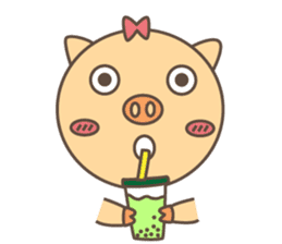 chu chu pig sticker #13815804