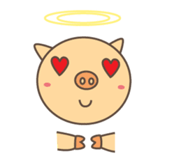 chu chu pig sticker #13815807