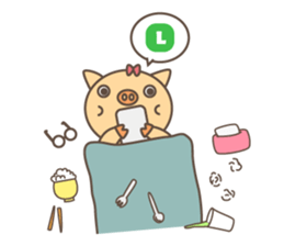 chu chu pig sticker #13815809