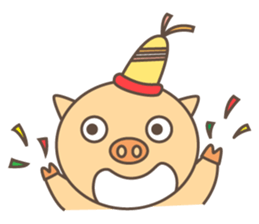 chu chu pig sticker #13815810