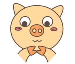 chu chu pig sticker #13815825