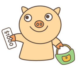chu chu pig sticker #13815828