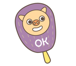 chu chu pig sticker #13815837