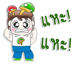 Mr. Makoto. Love mushroom.^__^ sticker #13815972