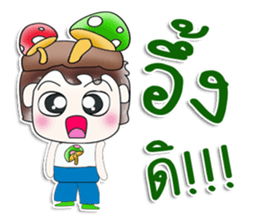 Mr. Makoto. Love mushroom.^__^ sticker #13815973