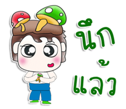 Mr. Makoto. Love mushroom.^__^ sticker #13815974