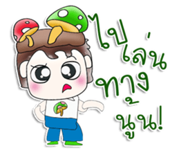 Mr. Makoto. Love mushroom.^__^ sticker #13815975