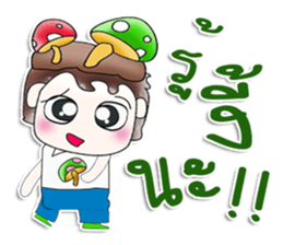 Mr. Makoto. Love mushroom.^__^ sticker #13815987