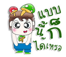 Mr. Makoto. Love mushroom.^__^ sticker #13815996