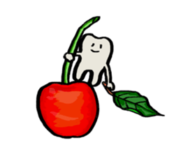 Mari's teeth 3 sticker #13816127