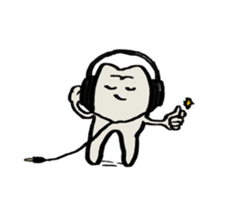 Mari's teeth 3 sticker #13816129