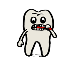 Mari's teeth 3 sticker #13816132
