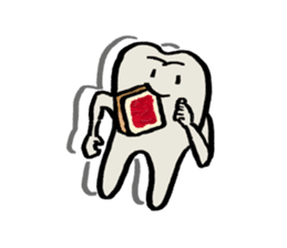 Mari's teeth 3 sticker #13816133