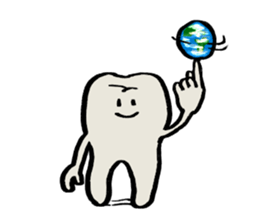 Mari's teeth 3 sticker #13816135