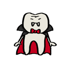 Mari's teeth 3 sticker #13816138