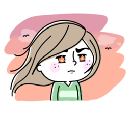 girls sticker.2 sticker #13816544