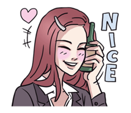 AsB - 135 Black Suit sticker #13817330