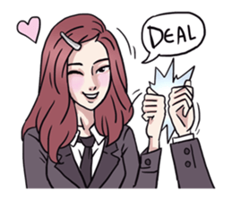 AsB - 135 Black Suit sticker #13817331