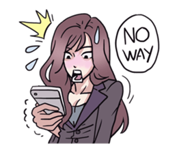 AsB - 135 Black Suit sticker #13817339